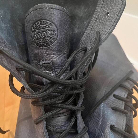 Roots Leather Boots, Smoked Gray - Picture 4 of 5